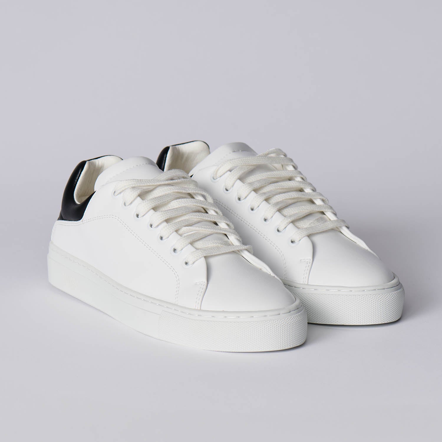 The Optimist White with Black Ethically Produced Sneaker